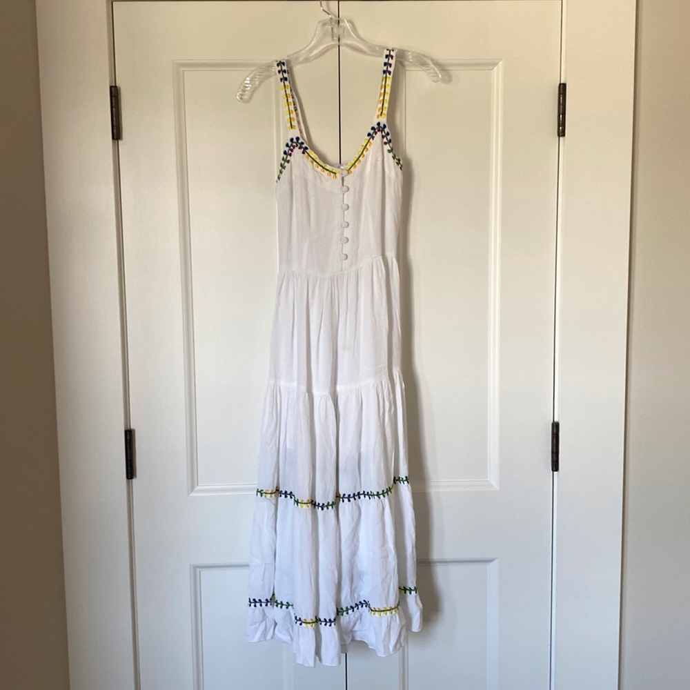 Walker & Wade Brooke Sundress XS w Colorful Embroidery